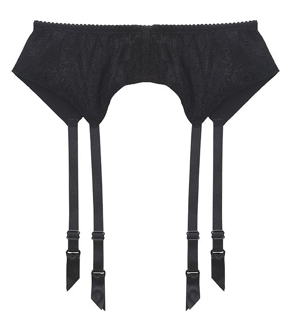 Beatrice Suspender Belt  Black – melvik – Luxury Lingerie